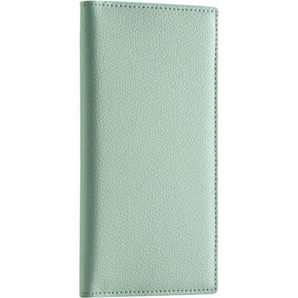 Premium Leather Checkbook Cover Sage - Picture 1 of 7